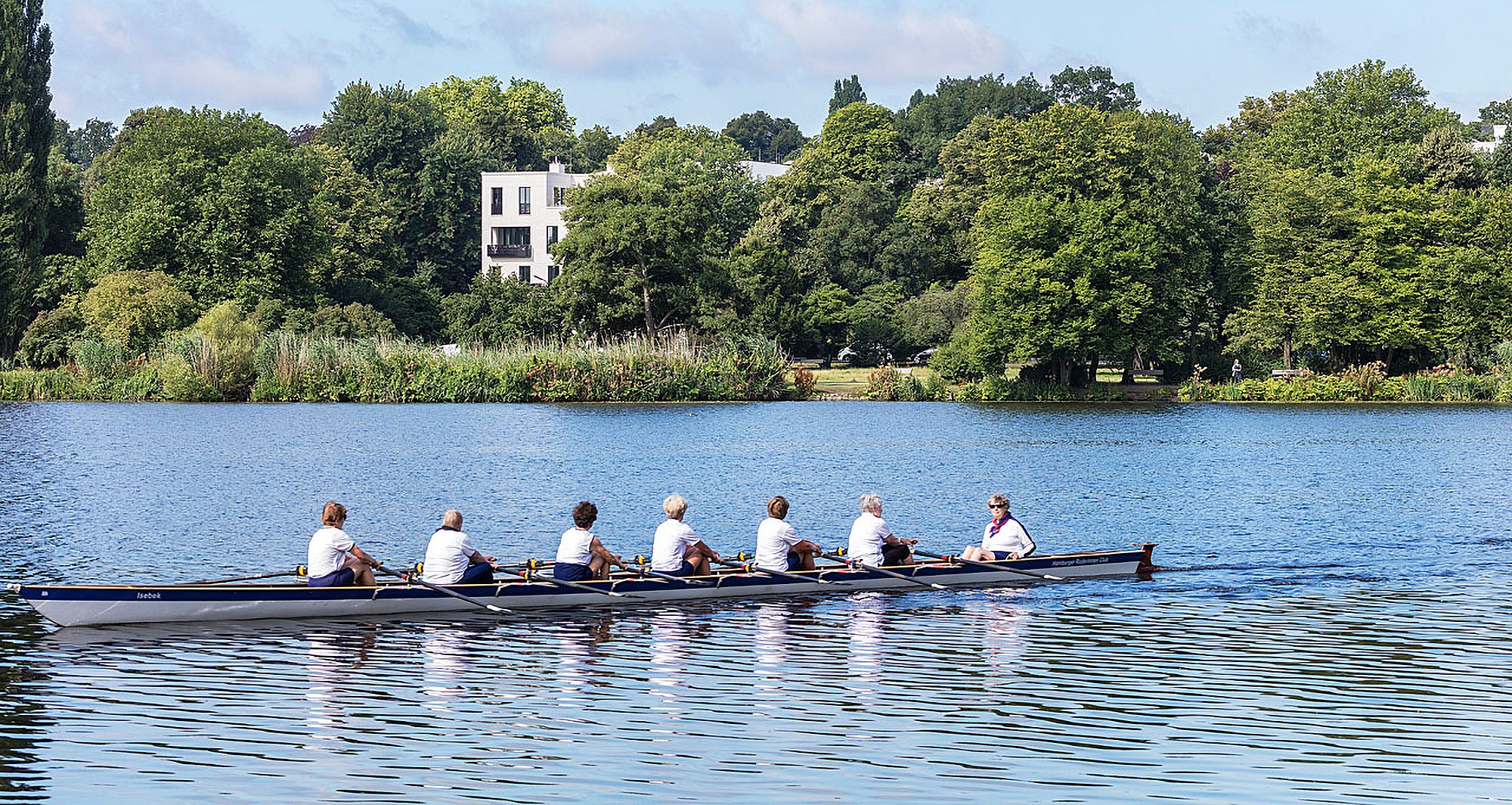 Alstervillen der Sophienterrassen in Hamburg Harvestehude