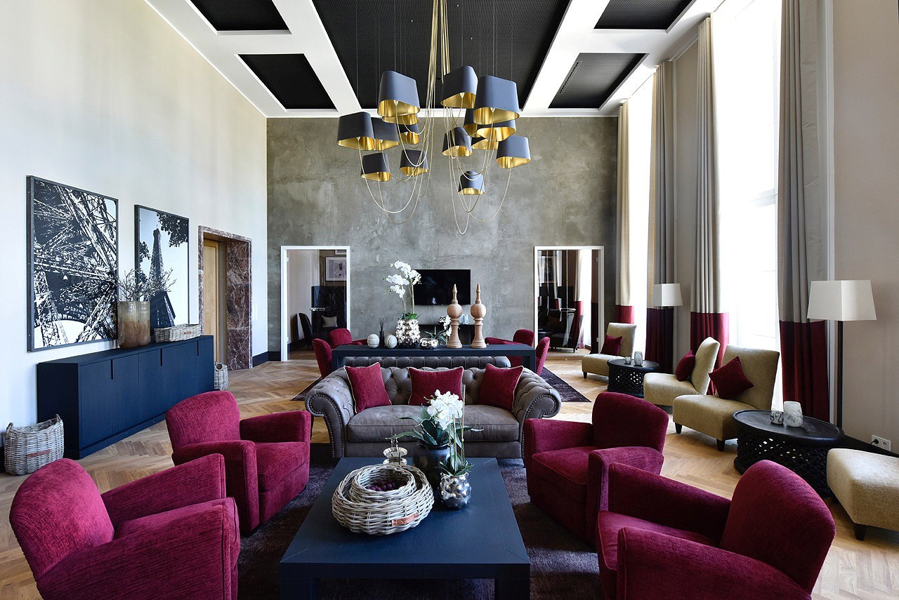 Clublounge im Sophienpalais in den Sophienterrassen in Hamburg Harvestehude