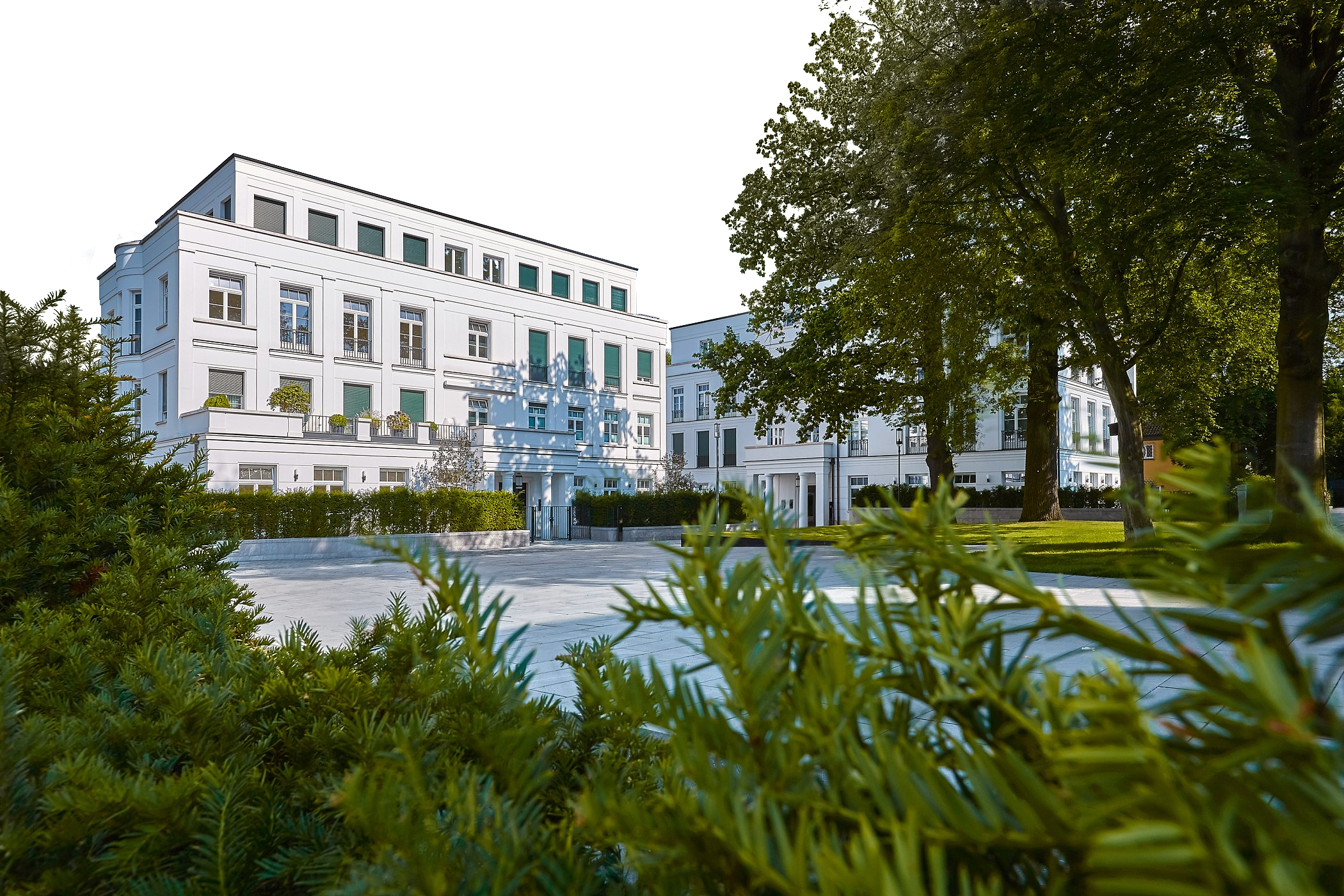 Alstervillen in den Sophienterrassen in Hamburg Harvestehude