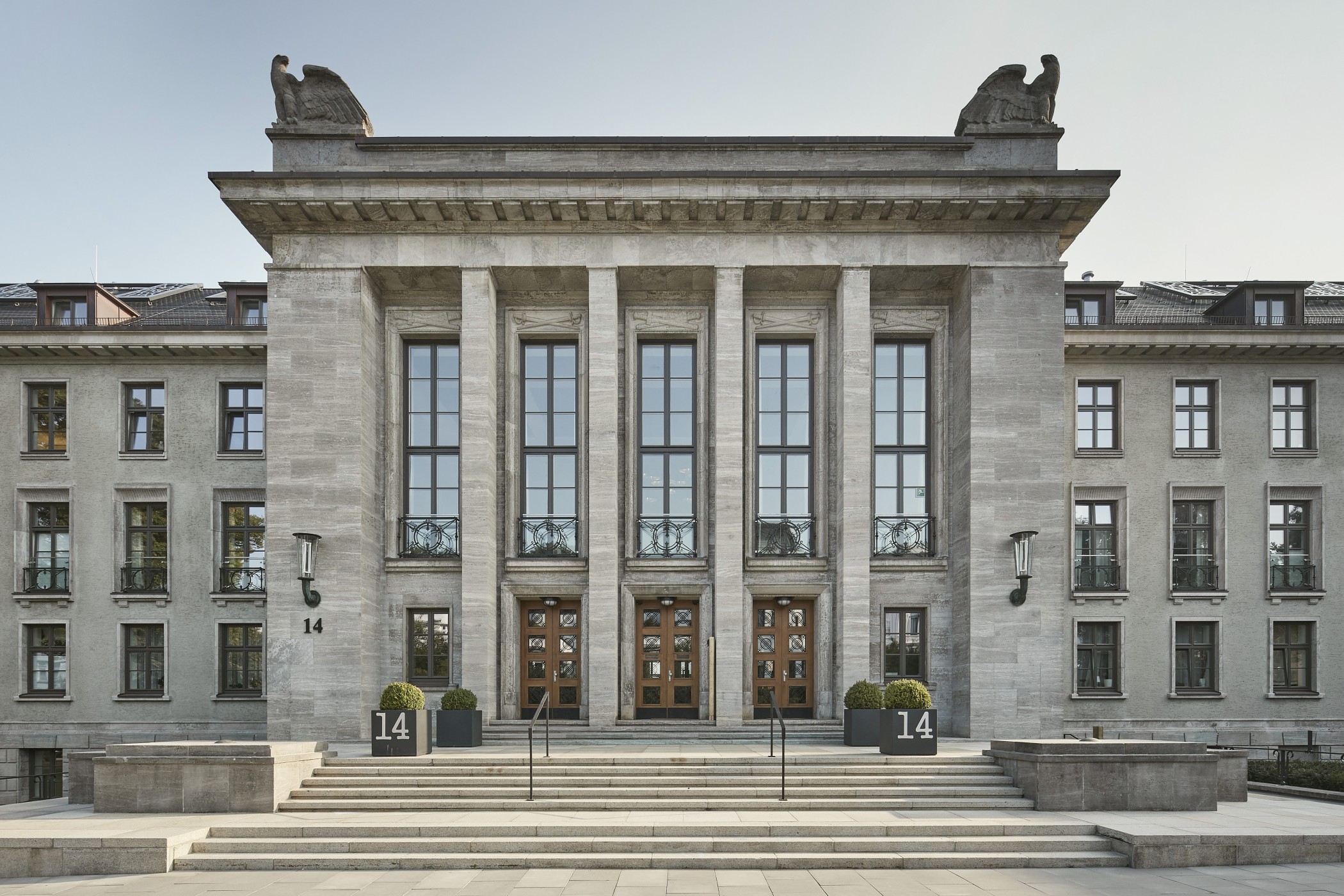 Sophienpalais Eingang in Hamburg Harvestehude