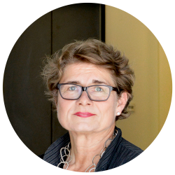 Portrait of architect Petra Kahlfeldt, whose practice designed Alster villas 3, 4 and 5